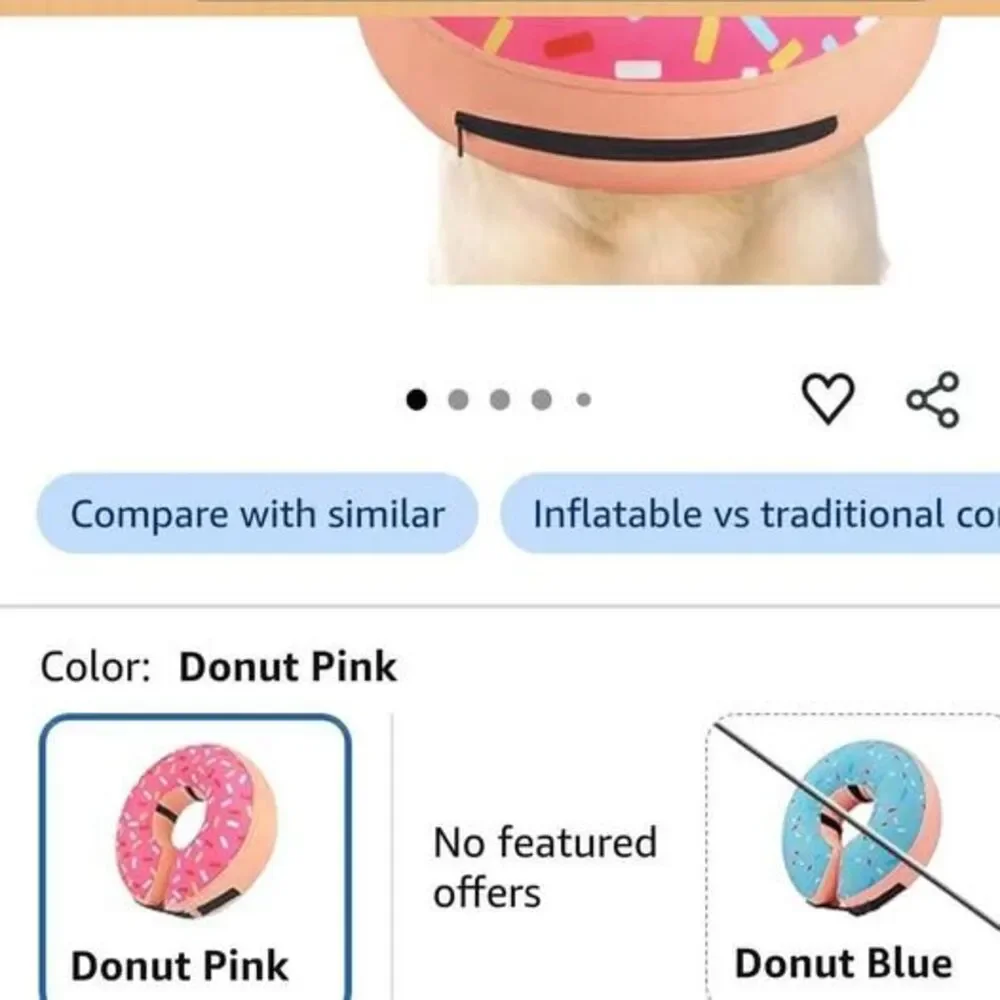Doggie Neck Donut Recovery Collar